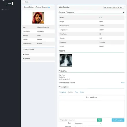 doctor visit ui